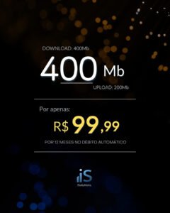 400Mb de velocidade