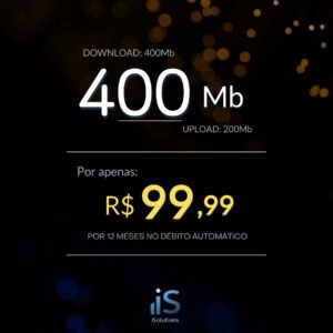 400Mb de velocidade