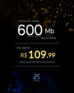 600Mb de velocidade